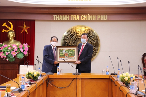 Tổng Thanh tra Chính phủ tiếp xã giao Đại sứ đặc mệnh toàn quyền Hàn Quốc tại Việt Nam